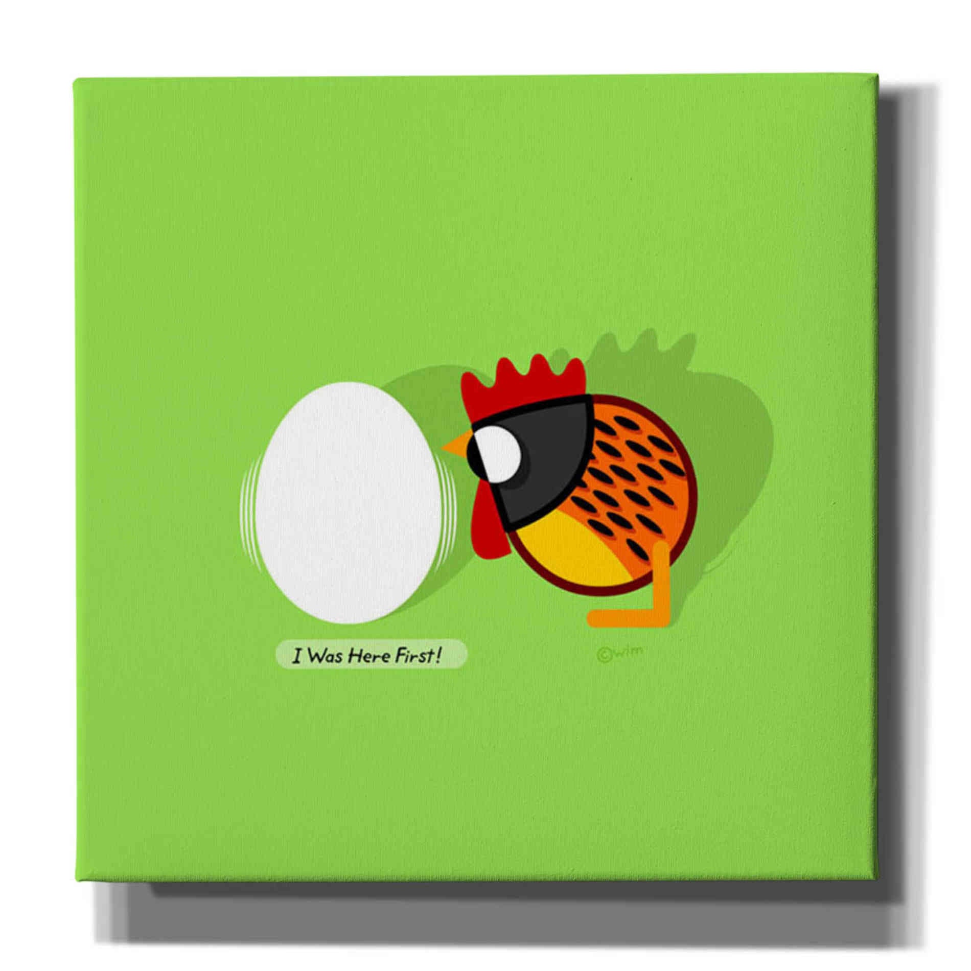 'Here First' by Chuck Wimmer, Canvas Wall Art