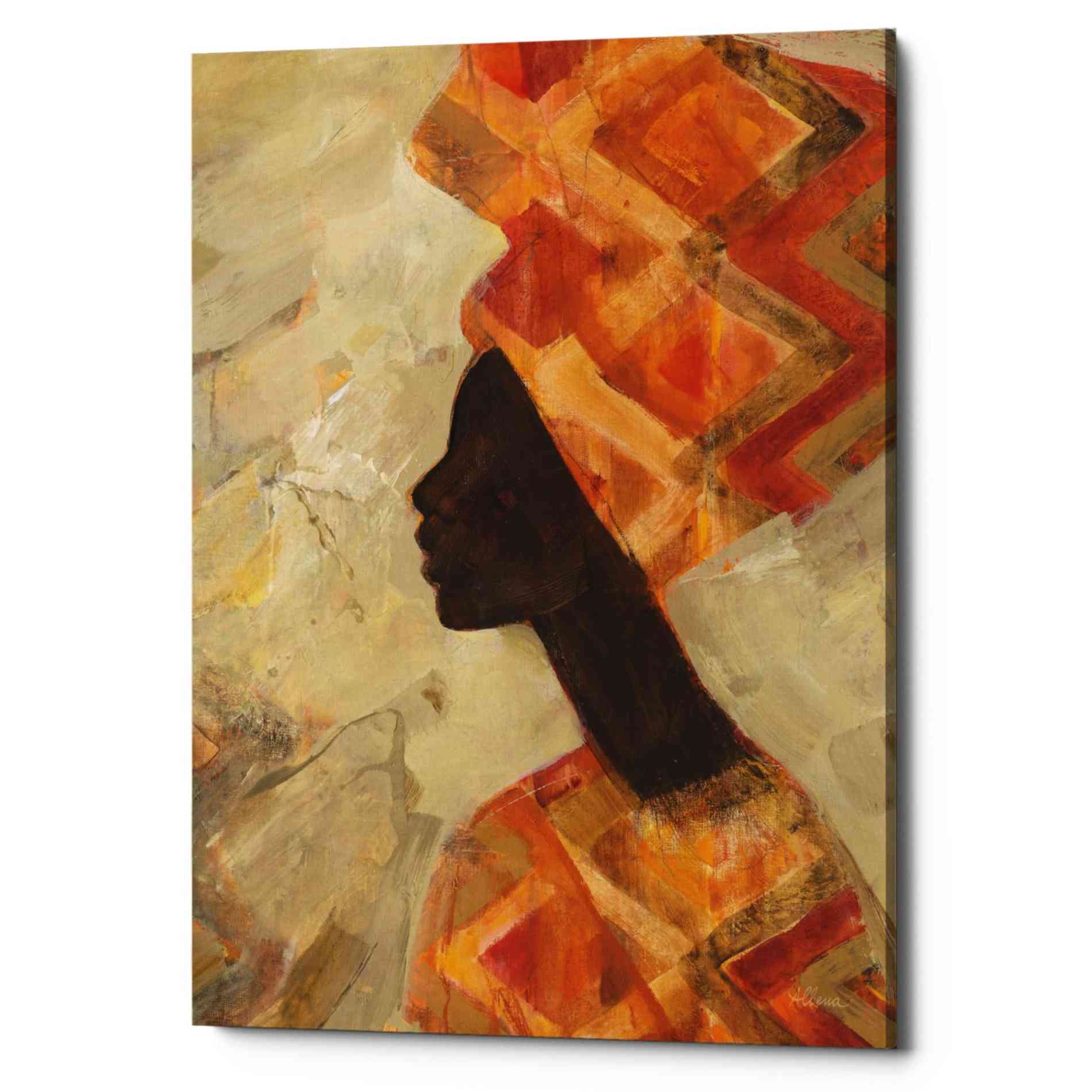 'African Beauty II' by Albena Hristova, Canvas Wall Art