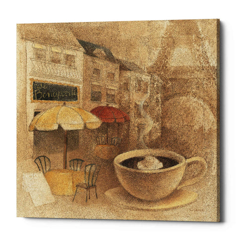 Image of 'Cafe de Paris II' by Albena Hristova, Canvas Wall Art