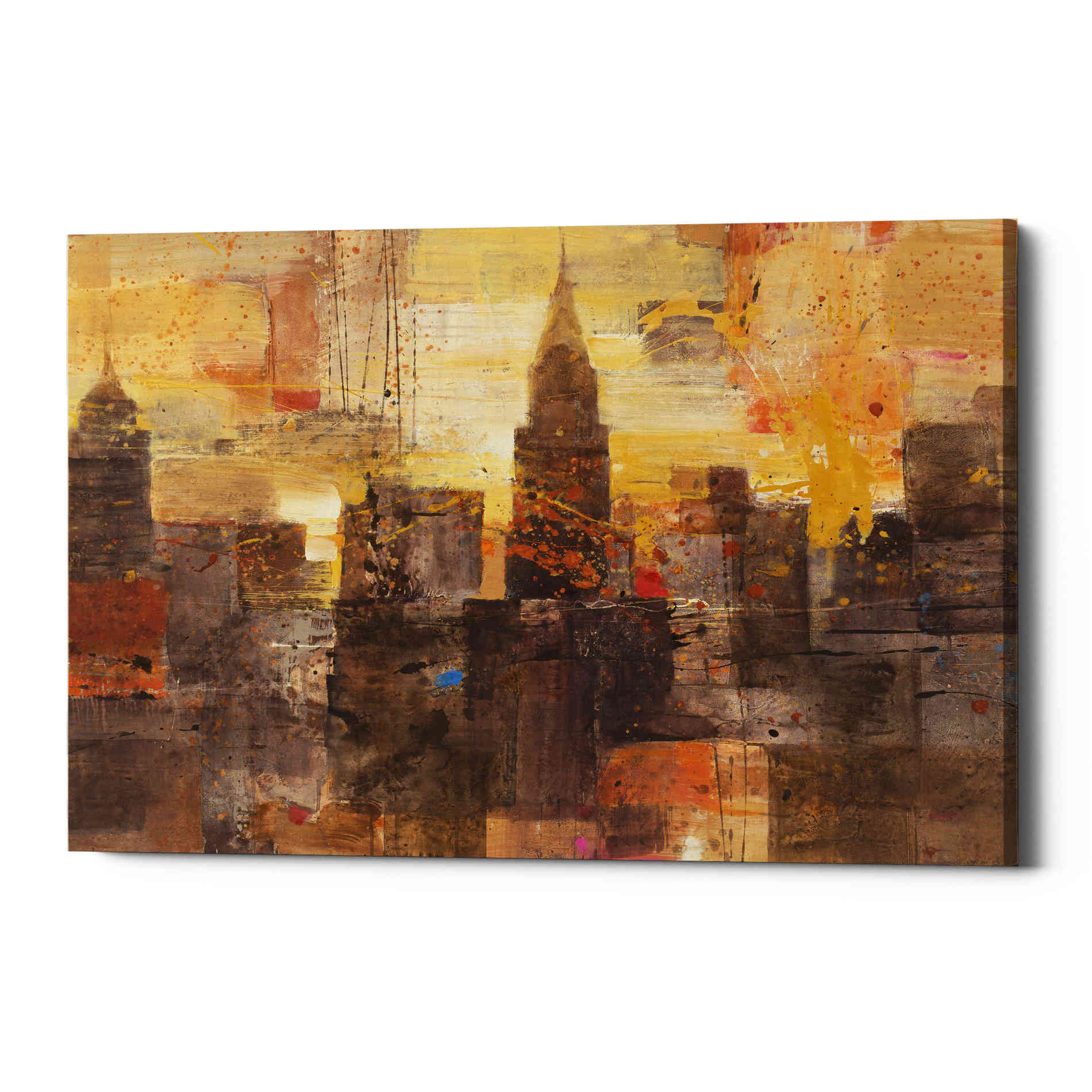 'Fireworks' by Albena Hristova, Canvas Wall Art