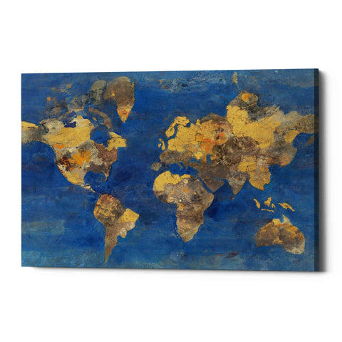 Image of 'Golden World Neutral' by Albena Hristova, Canvas Wall Art