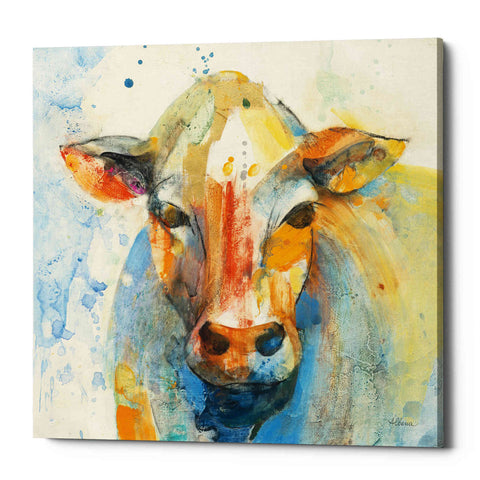 Image of 'Happy Cows II' by Albena Hristova, Canvas Wall Art