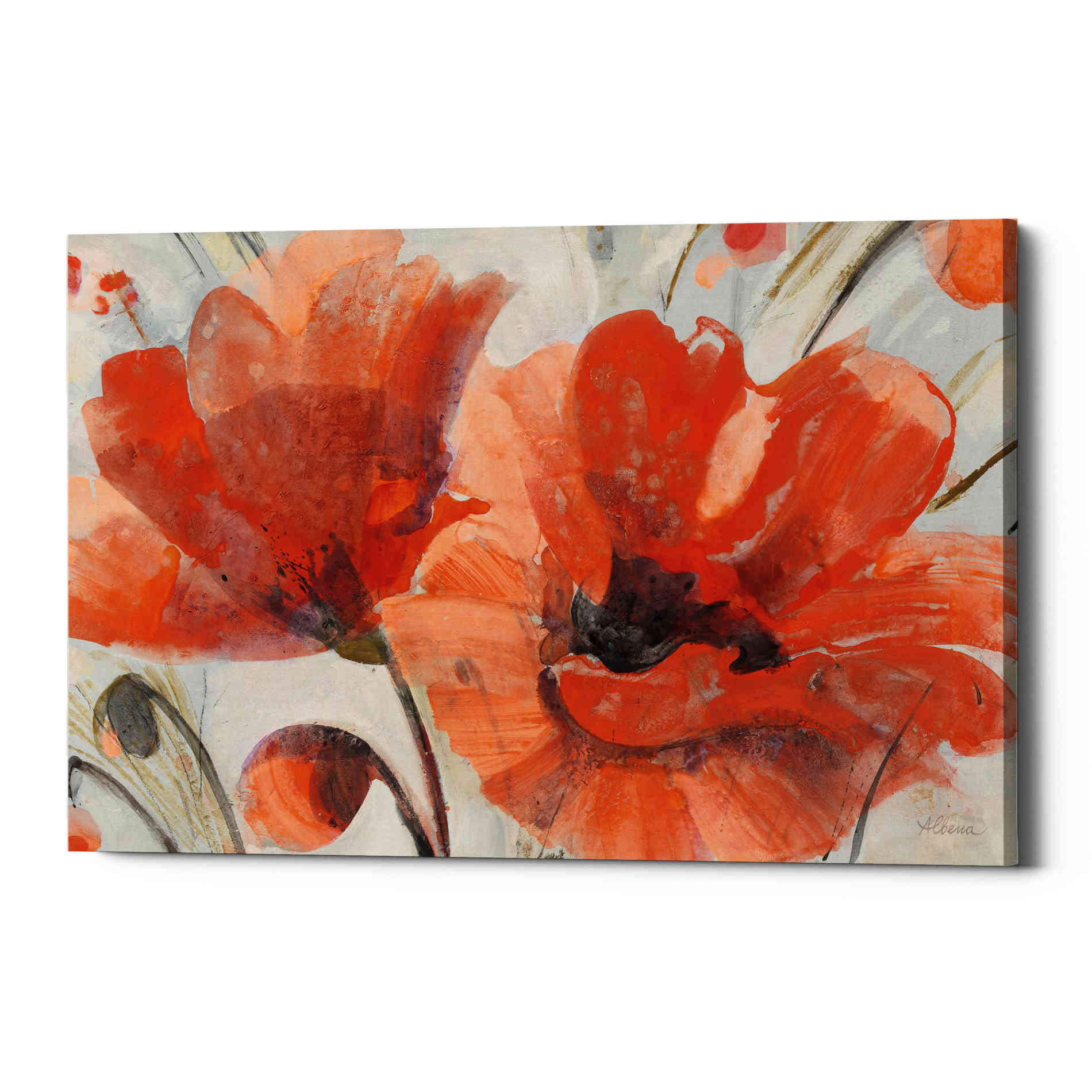 'Popping' by Albena Hristova, Canvas Wall Art