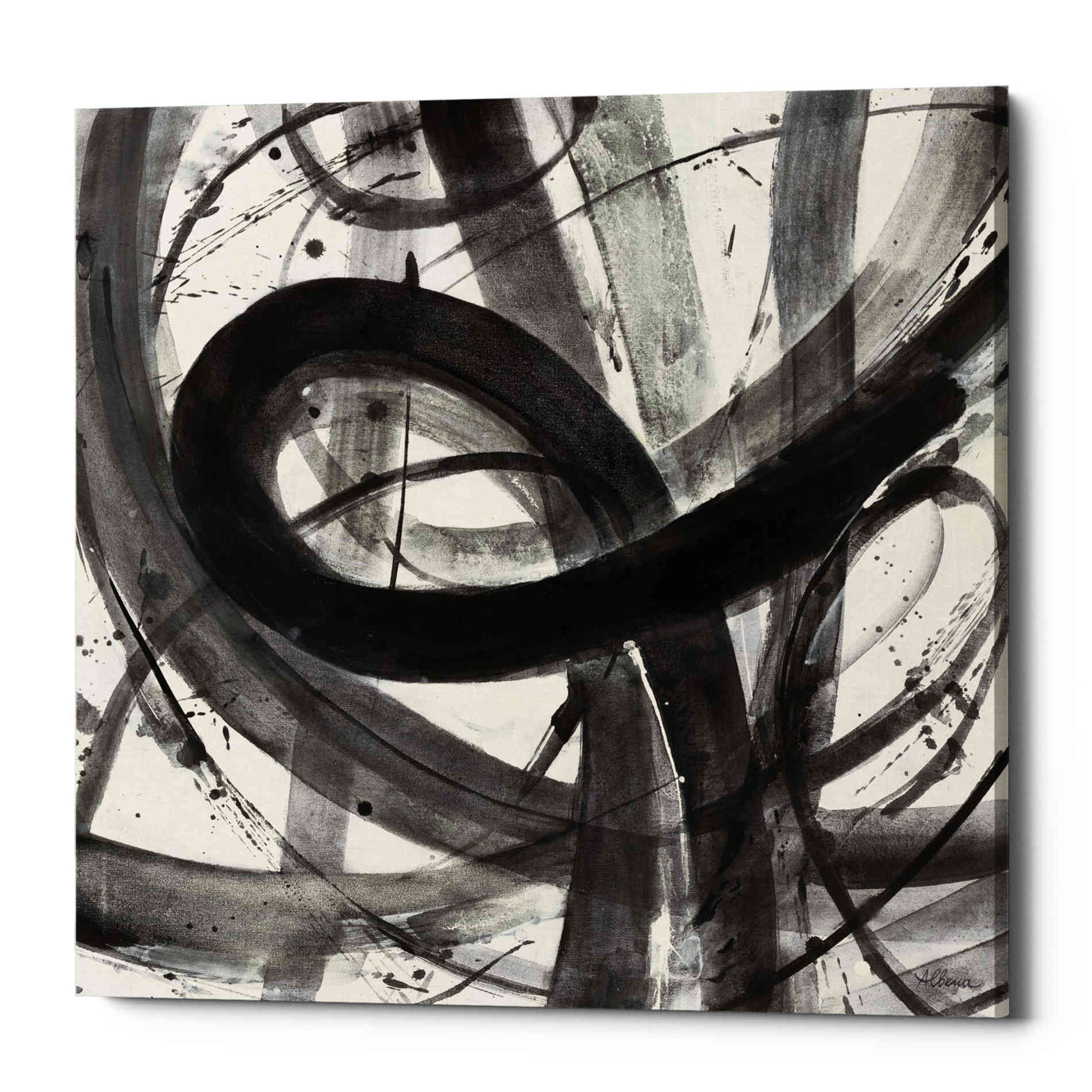 'Roller Coaster I on White' by Albena Hristova, Canvas Wall Art