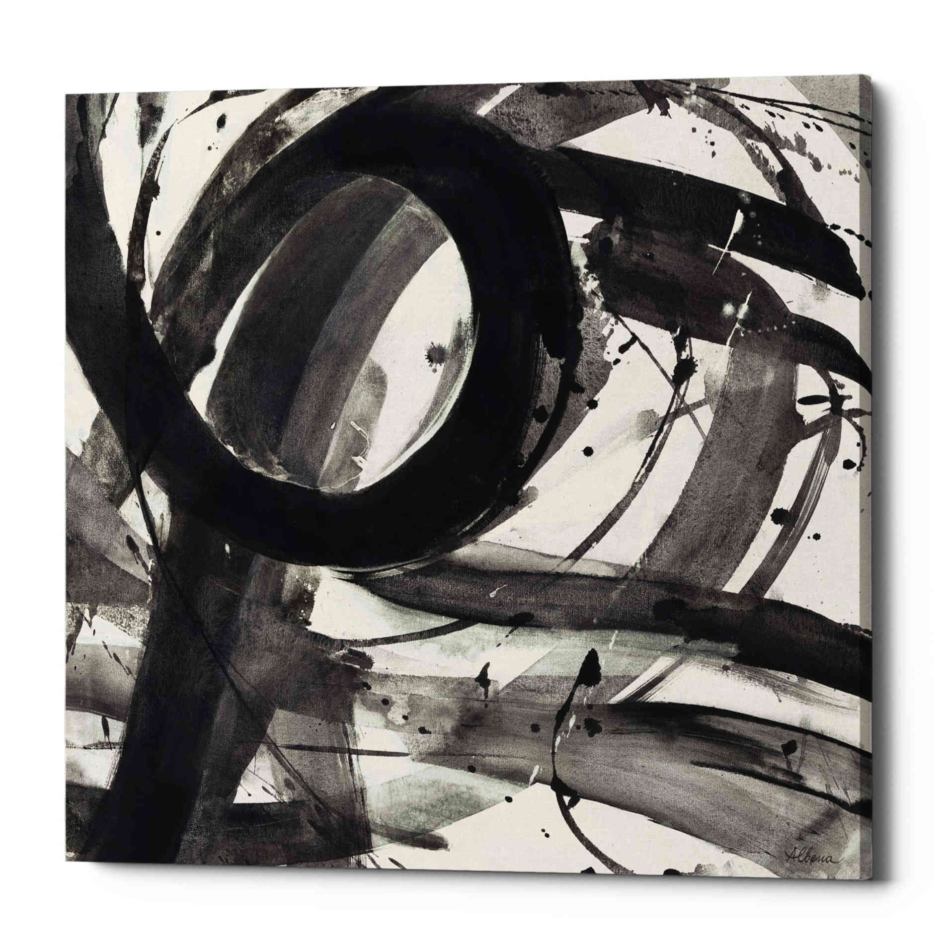 'Roller Coaster II on White' by Albena Hristova, Canvas Wall Art