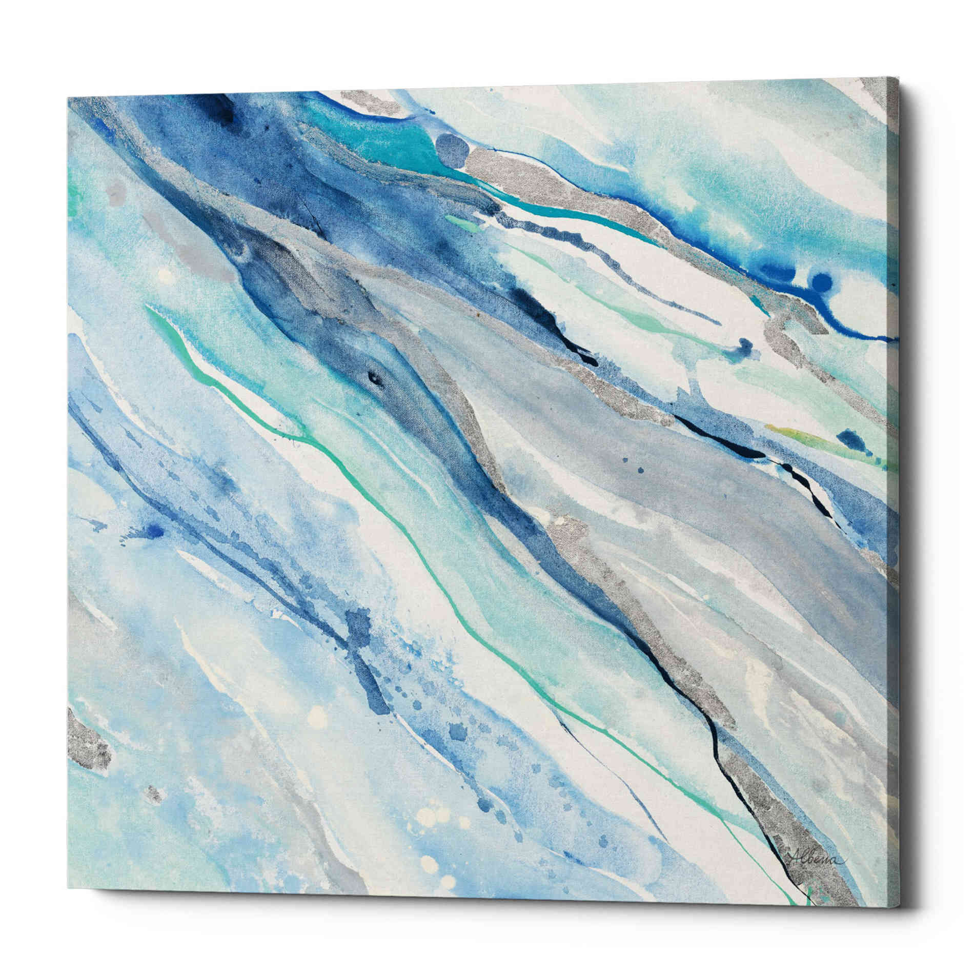 'Silver Spring II' by Albena Hristova, Canvas Wall Art