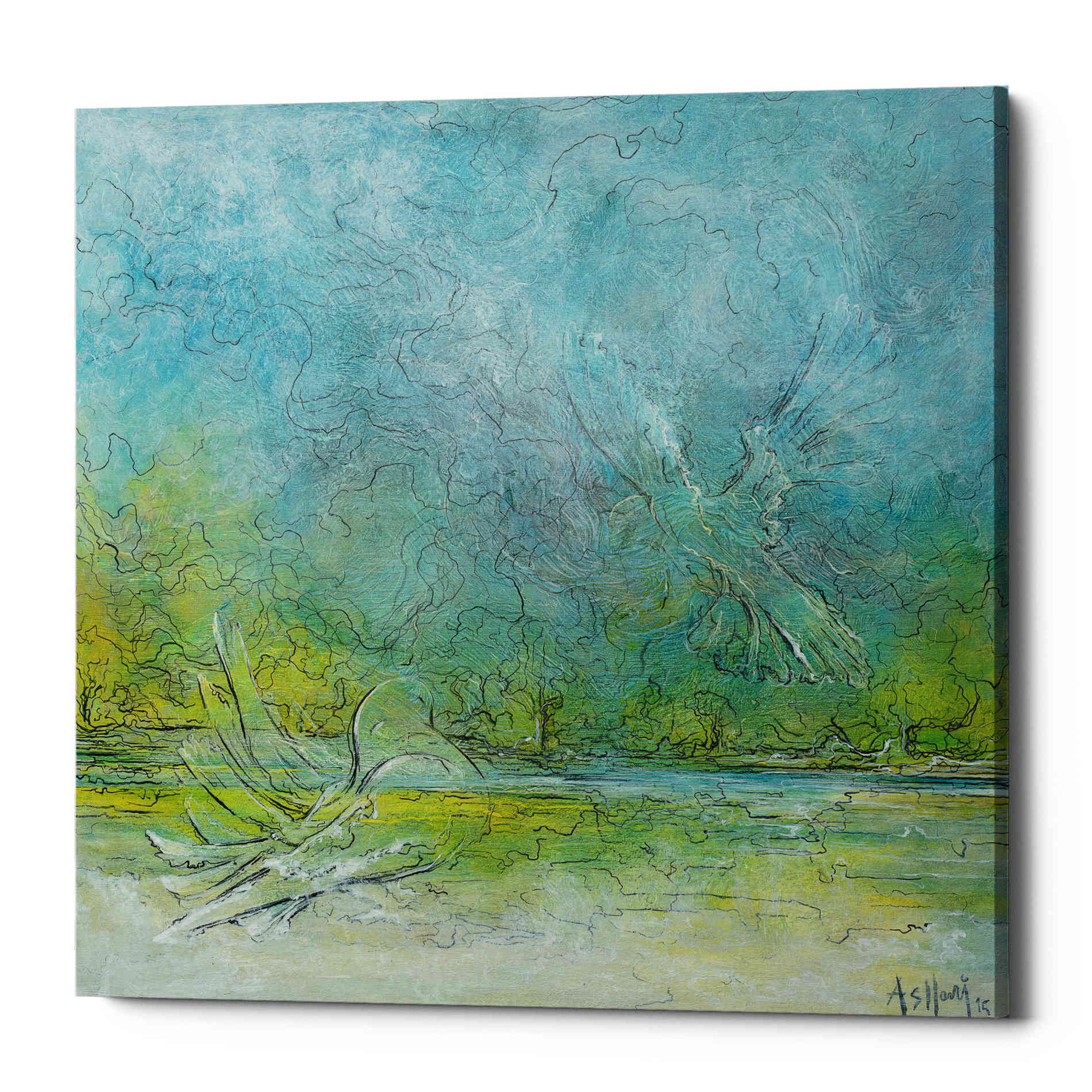 'Freedom' by Samedin Asllani, Canvas Wall Art