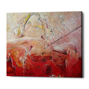 'Violinist' by Samedin Asllani, Canvas Wall Art
