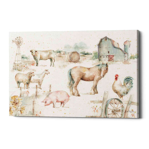 Image of 'Farm Friends XIII' by Lisa Audit, Canvas Wall Art,