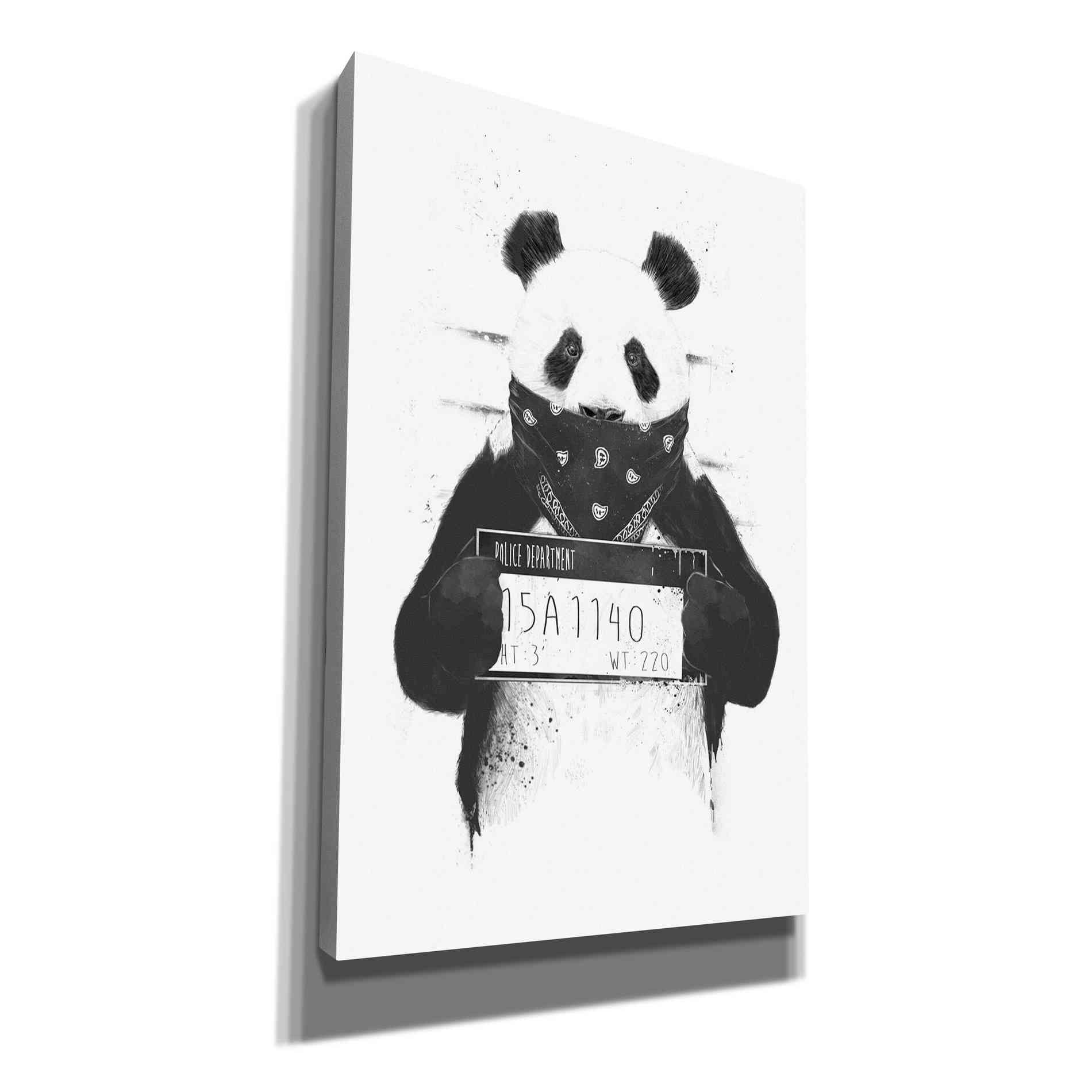 'Bad Panda' by Balazs Solti, Giclee Canvas Wall Art