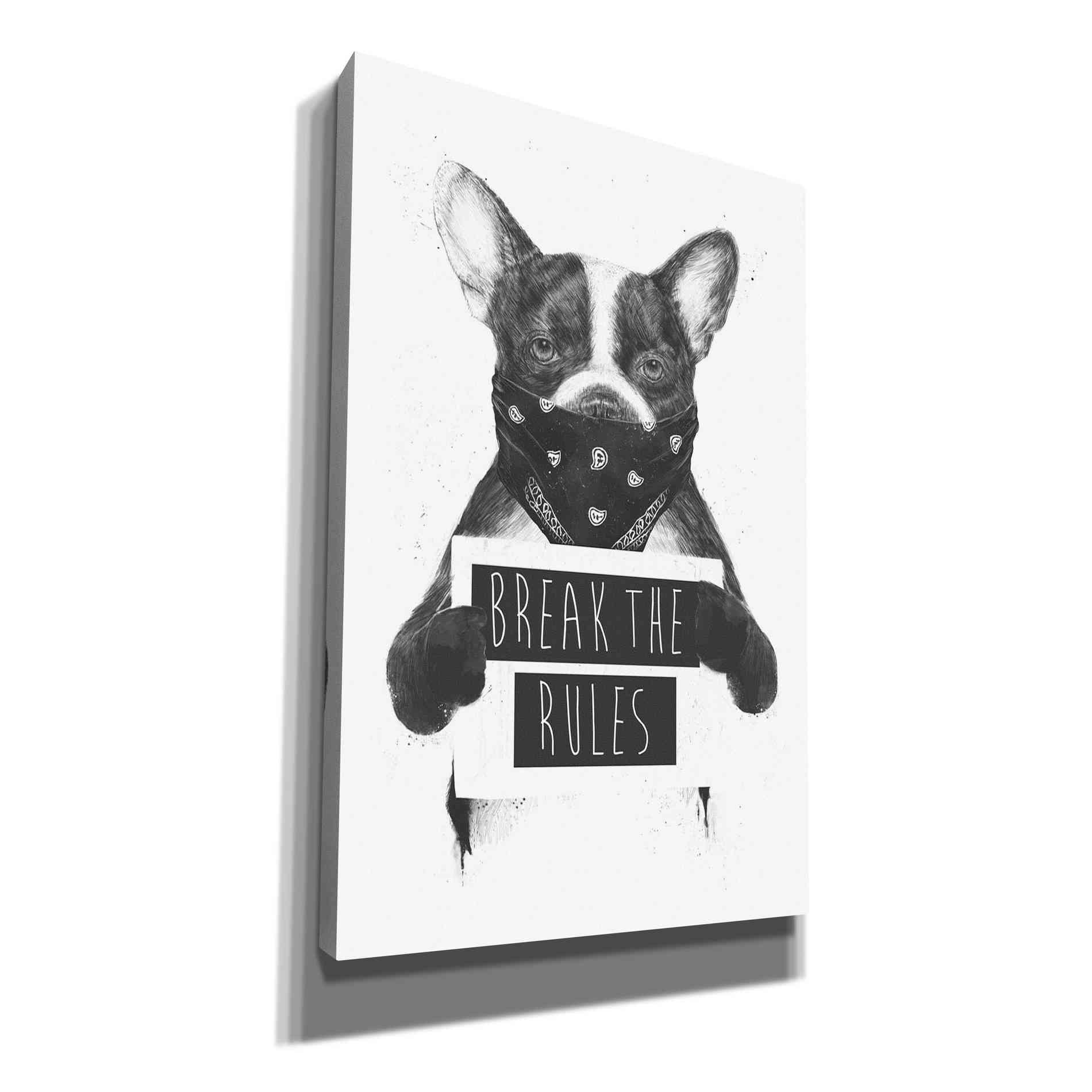 'Rebel Dog' by Balazs Solti, Giclee Canvas Wall Art