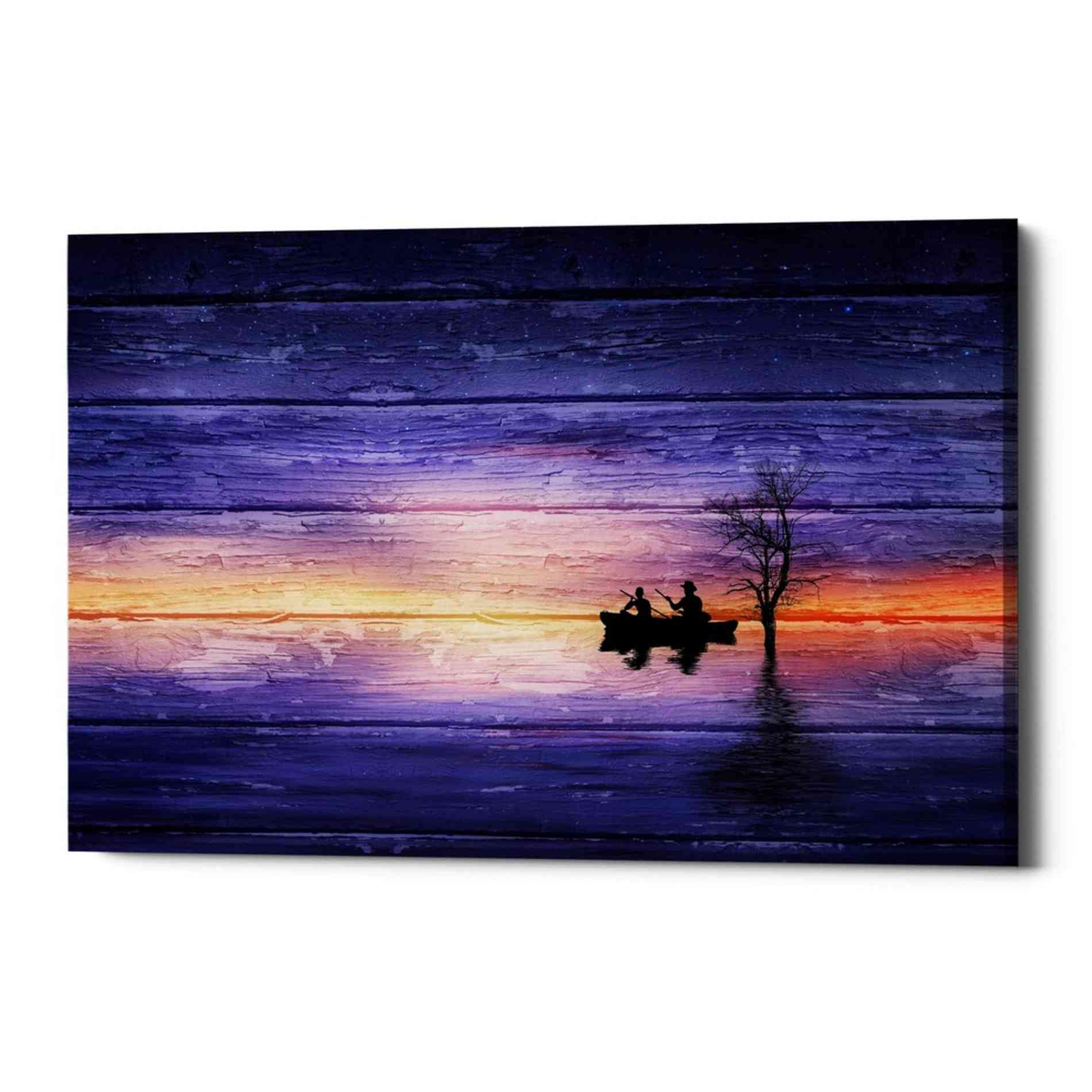 'Wood Series: Cruise' Canvas Wall Art