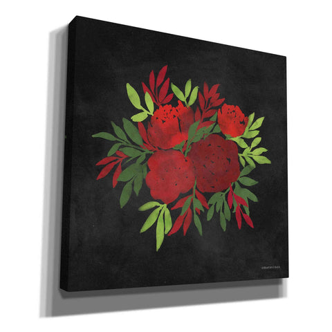 Image of 'Red Flowers' by Bluebird Barn, Canvas Wall Art,Size 1 Sqaure