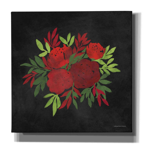 Image of 'Red Flowers' by Bluebird Barn, Canvas Wall Art,Size 1 Sqaure