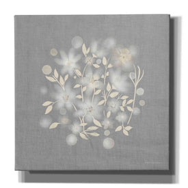 'Flower Bunch on Linen III' by Bluebird Barn, Canvas Wall Art,Size 1 Sqaure