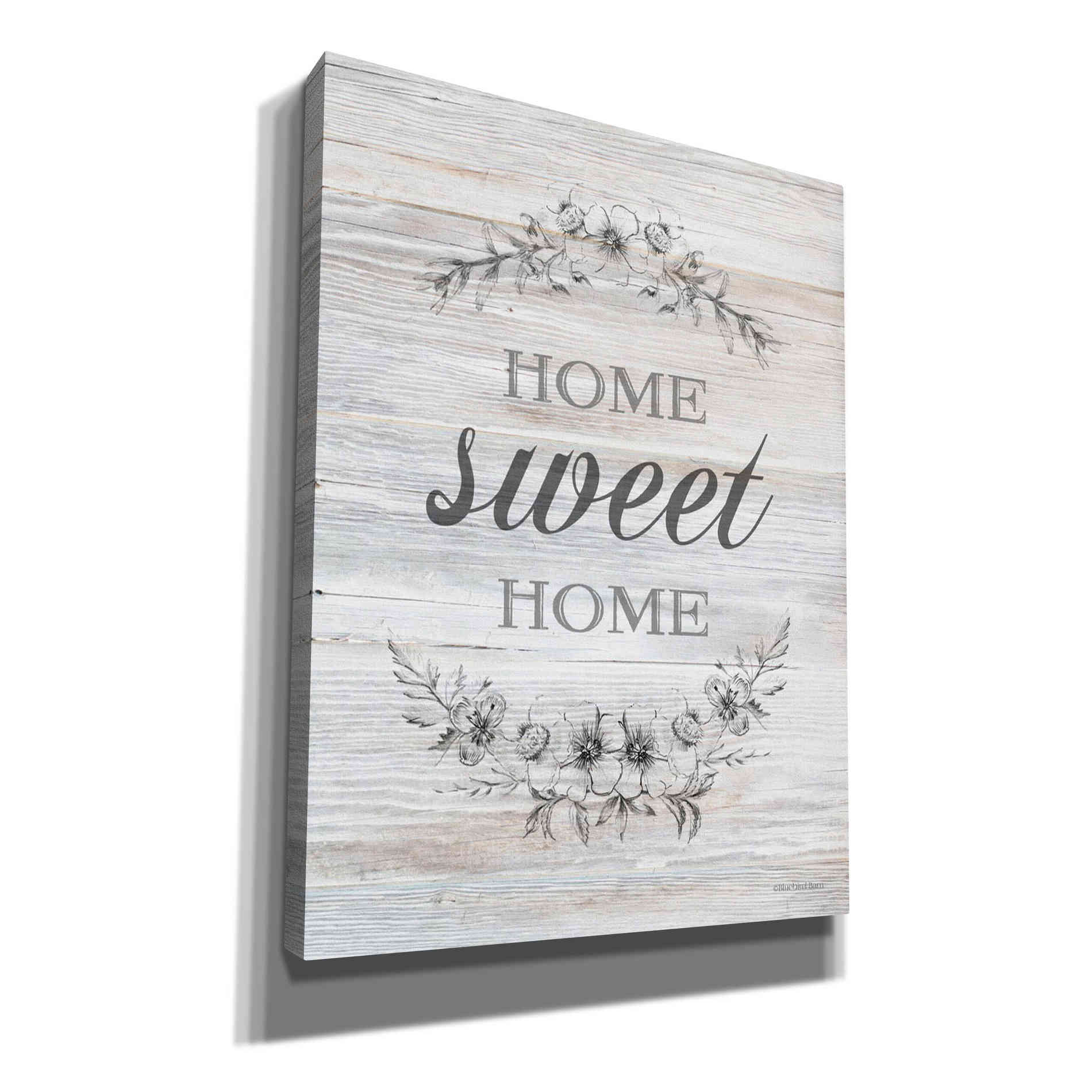 'Home Sweet Home' by Bluebird Barn, Canvas Wall Art,Size C Portrait
