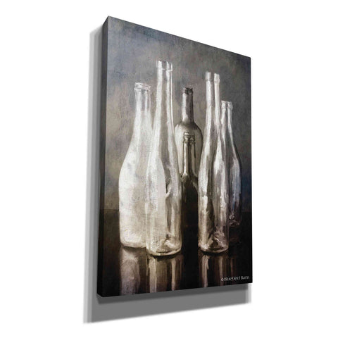 Image of 'Grey Bottle Collection' by Bluebird Barn, Canvas Wall Art,Size A Portrait