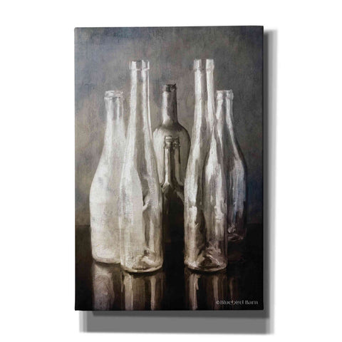 Image of 'Grey Bottle Collection' by Bluebird Barn, Canvas Wall Art,Size A Portrait