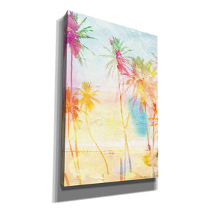 'Bright Summer Palms' by Bluebird Barn, Canvas Wall Art,Size A Portrait