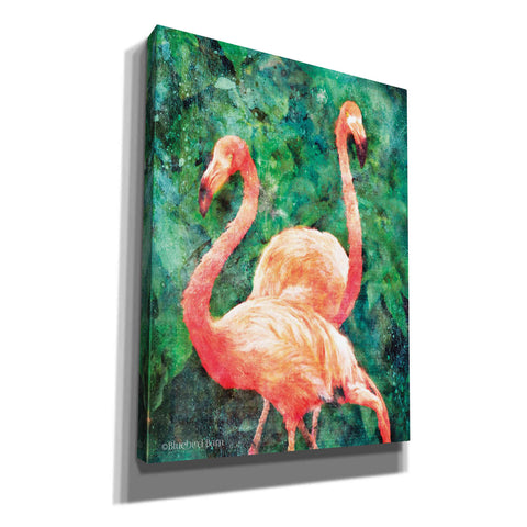 Image of 'Flamingos' by Bluebird Barn, Canvas Wall Art,Size C Portrait