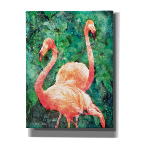 Image of 'Flamingos' by Bluebird Barn, Canvas Wall Art,Size C Portrait