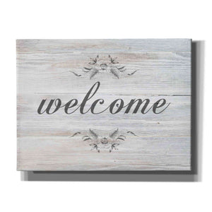 'Welcome' by Bluebird Barn, Canvas Wall Art,Size C Landscape