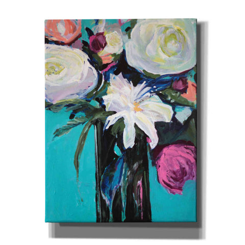 Image of 'White Lily' by Jacqueline Brewer, Giclee Canvas Wall Art