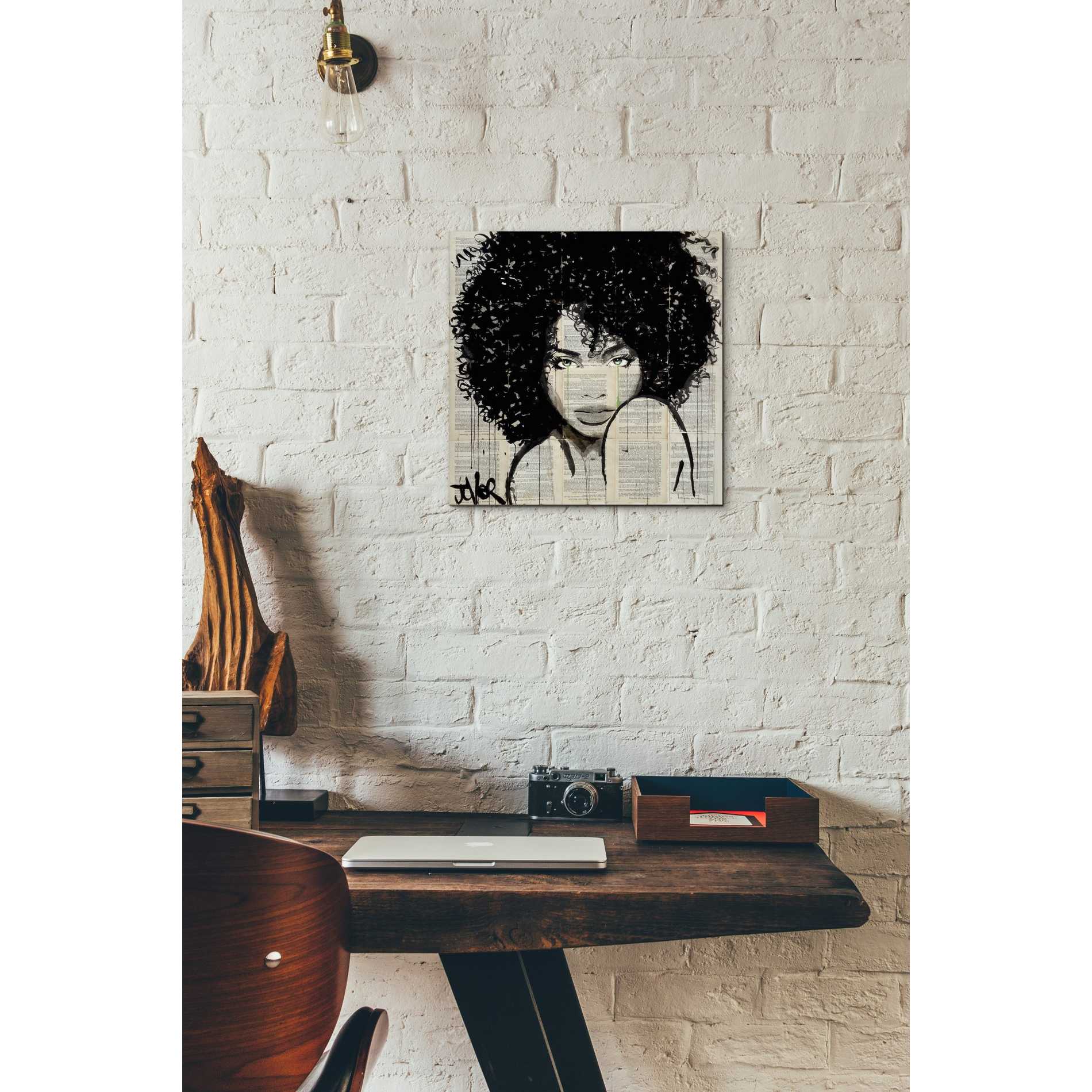 'Angel' by Loui Jover, Canvas Wall Art,12 x 12