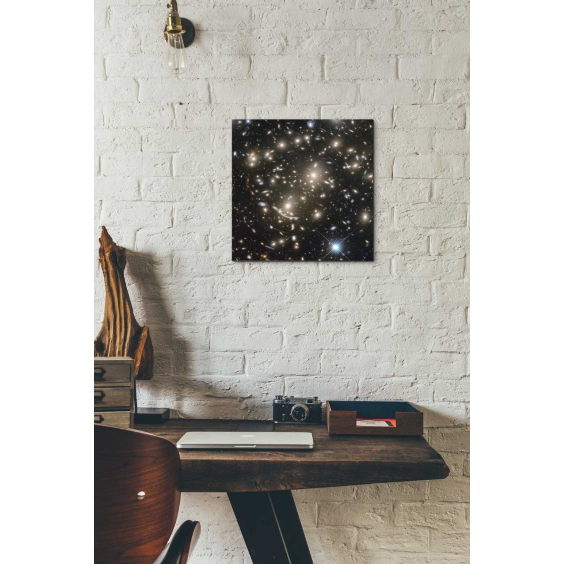 'Abell 370' Hubble Space Telescope Canvas Wall Art,12 x 12