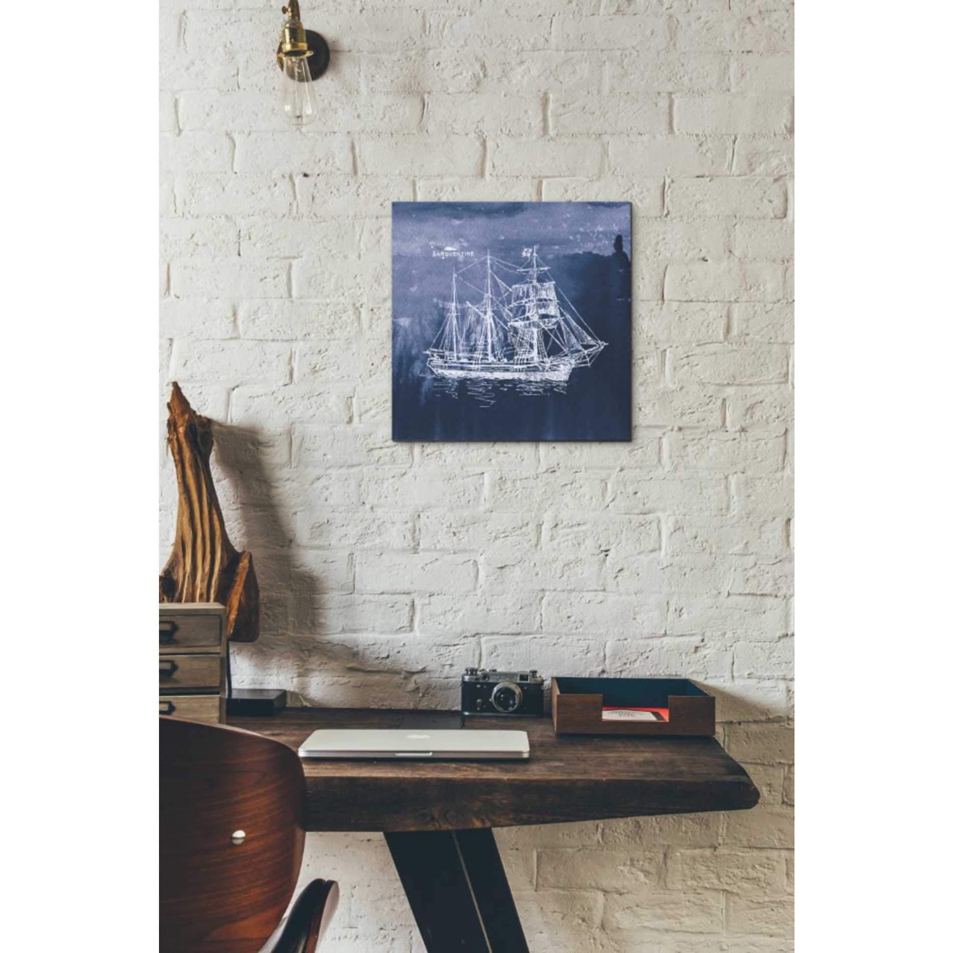 'Sailing Ships III' by Wild Apple Portfolio, Canvas Wall Art,12 x 12