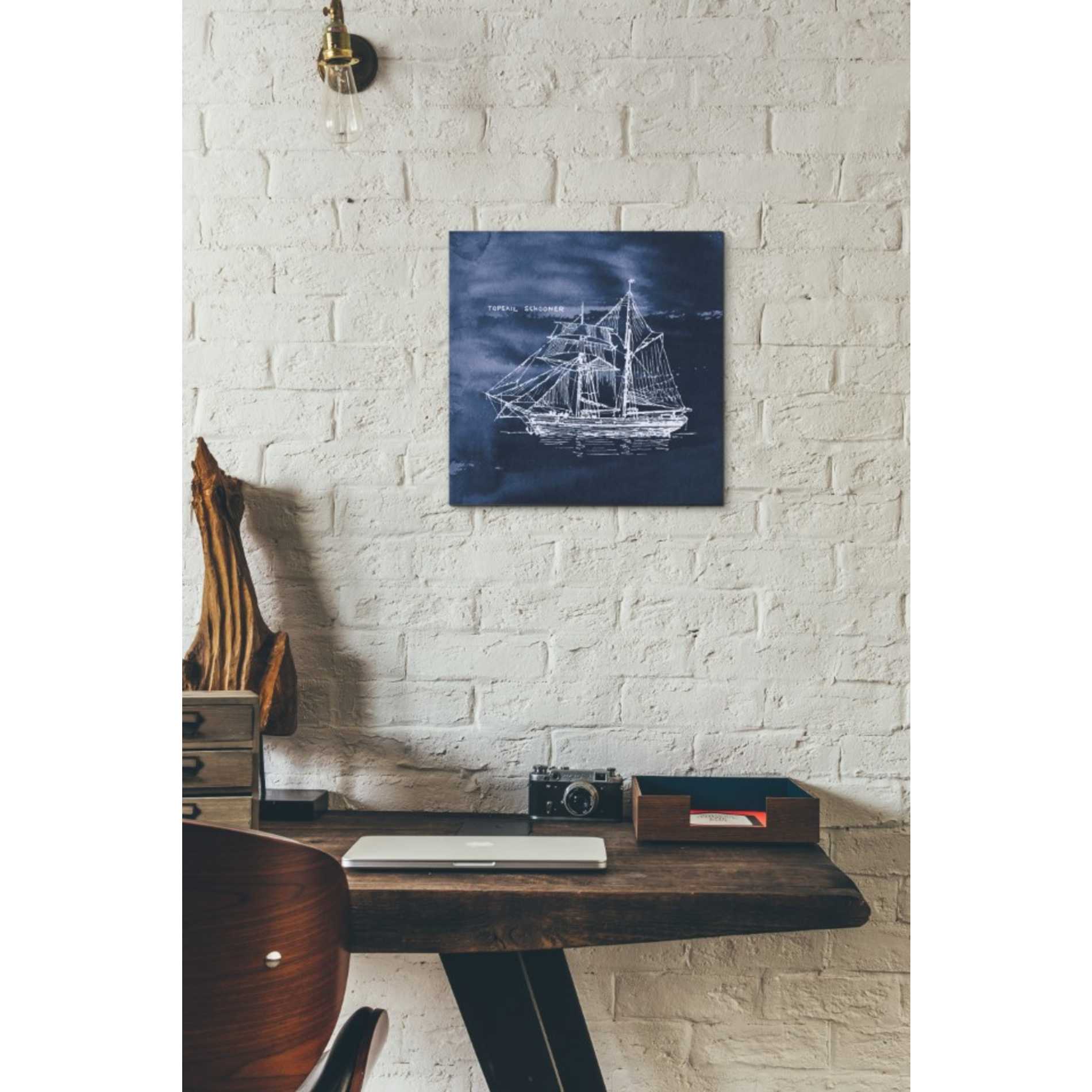 'Sailing Ships V' by Wild Apple Portfolio, Canvas Wall Art,12 x 12