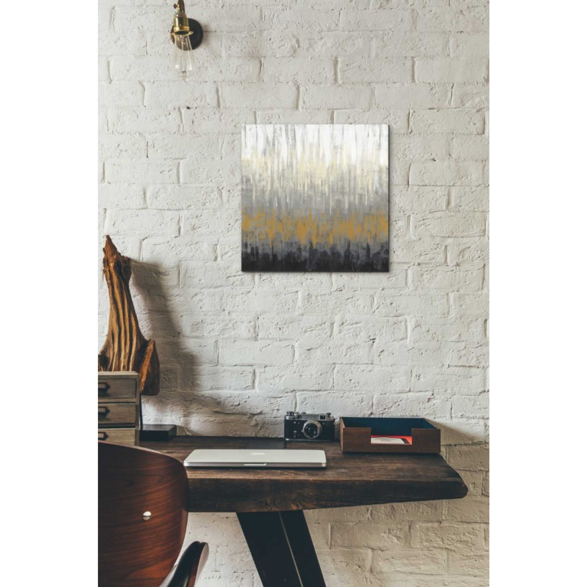 'Rain On The Asphalt' by Silvia Vassileva, Canvas Wall Art,12 x 12