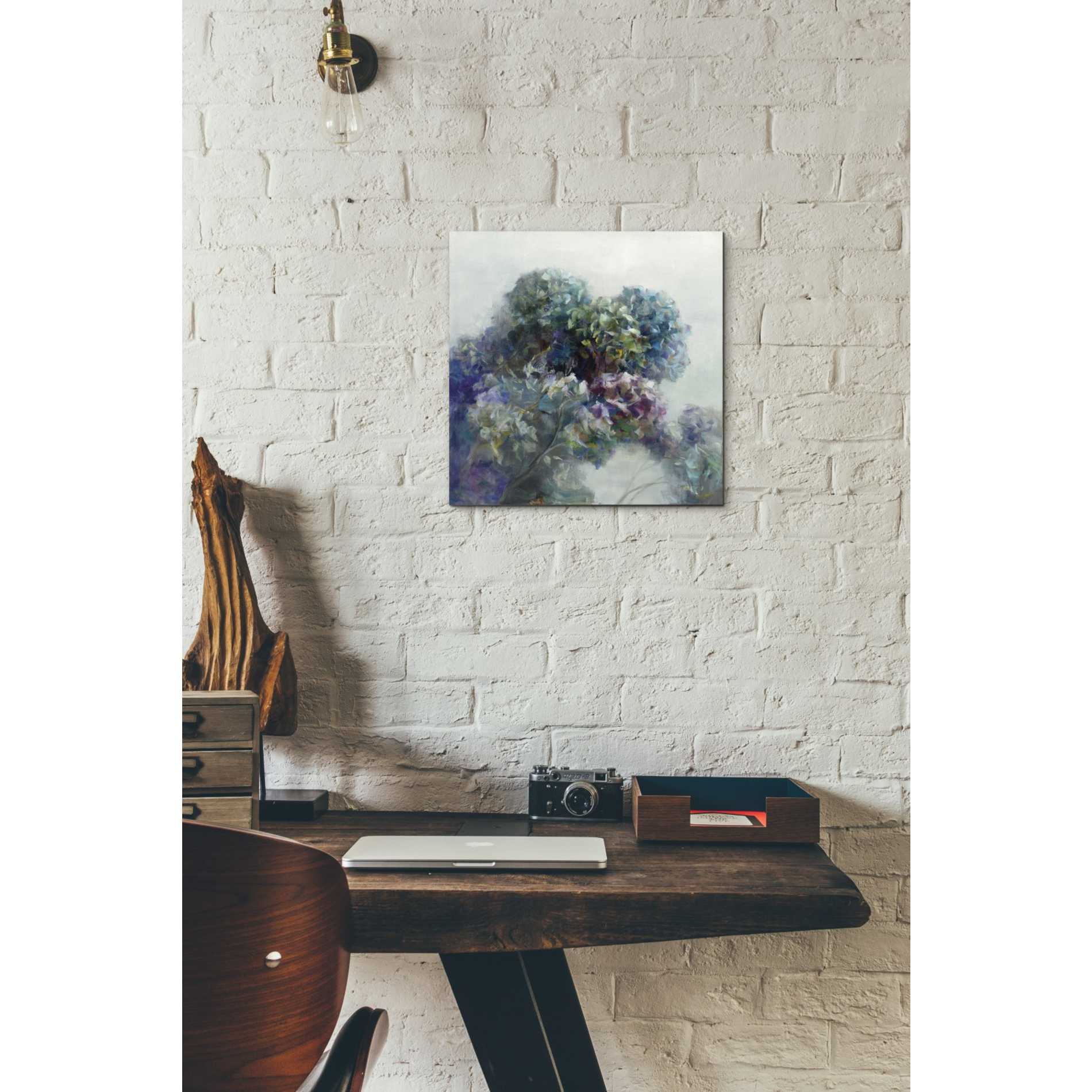 'Abstract Hydrangea' by Danhui Nai, Canvas Wall Art,12 x 12