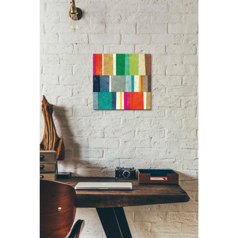 Image of 'Colorful Abstract' by Michael Mullan, Canvas Wall Art,12 x 12