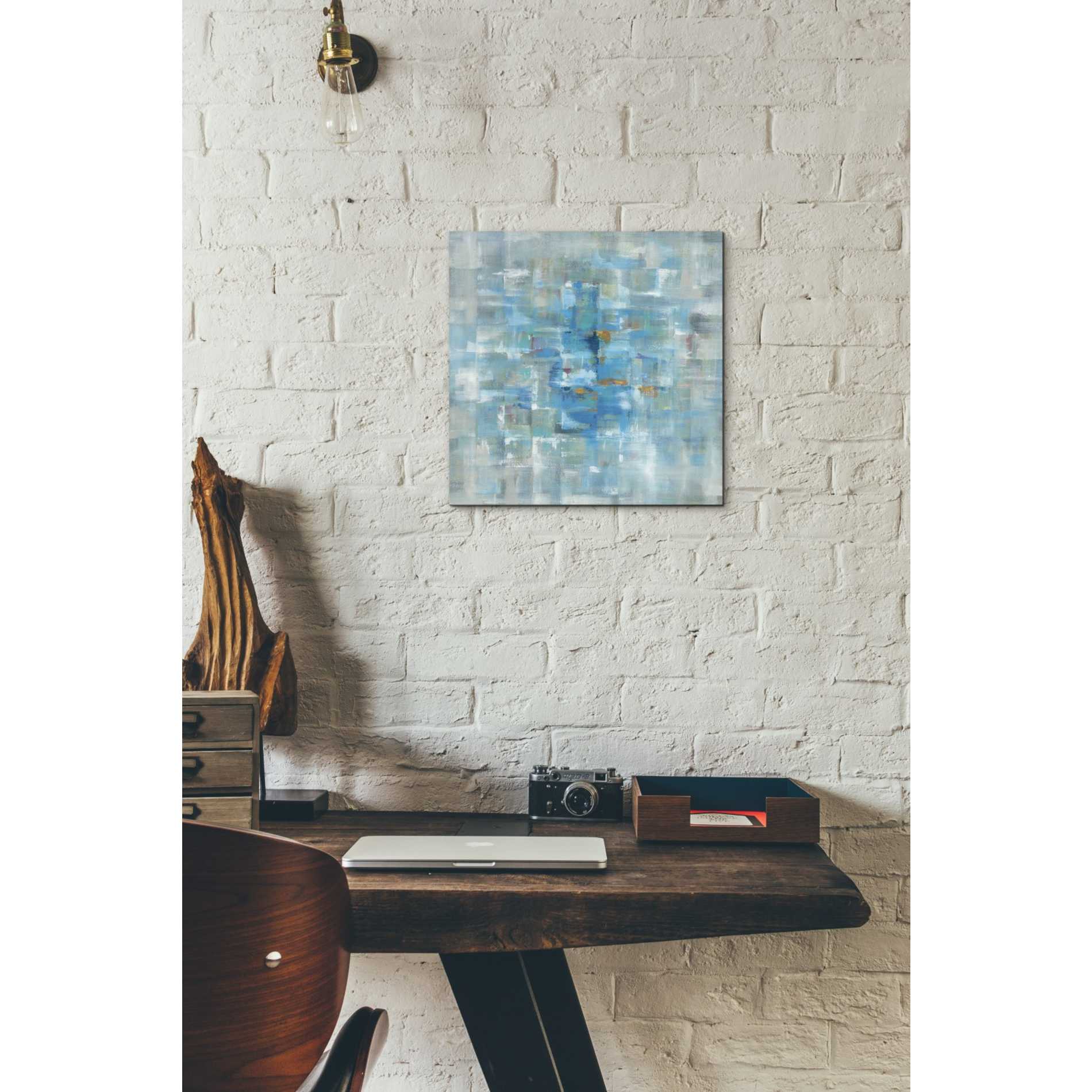 'Abstract Squares' by Danhui Nai, Canvas Wall Art,12 x 12