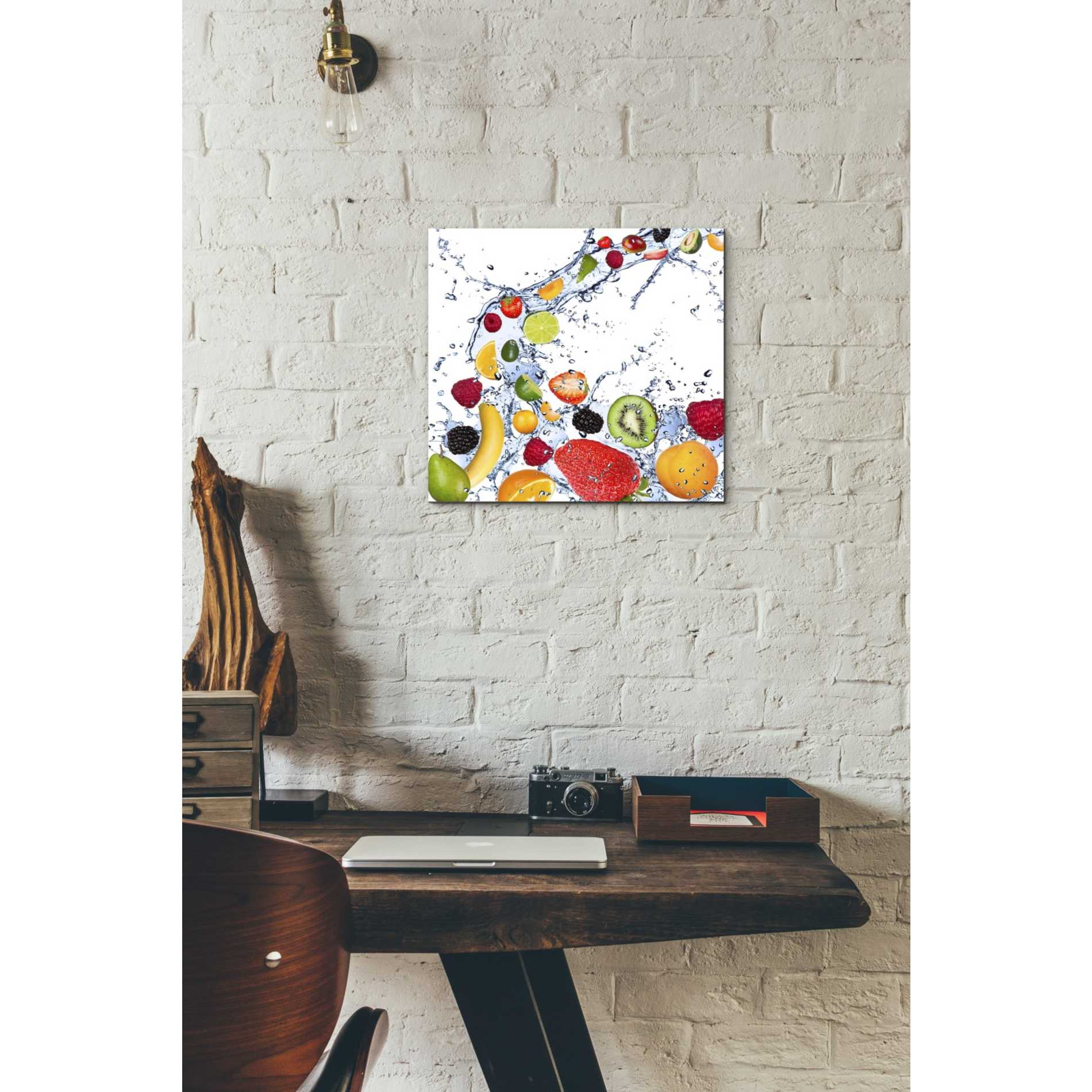 'Fruit Splash II' Canvas Wall Art,12 x 12