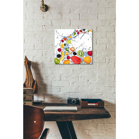 Image of 'Fruit Splash II' Canvas Wall Art,12 x 12
