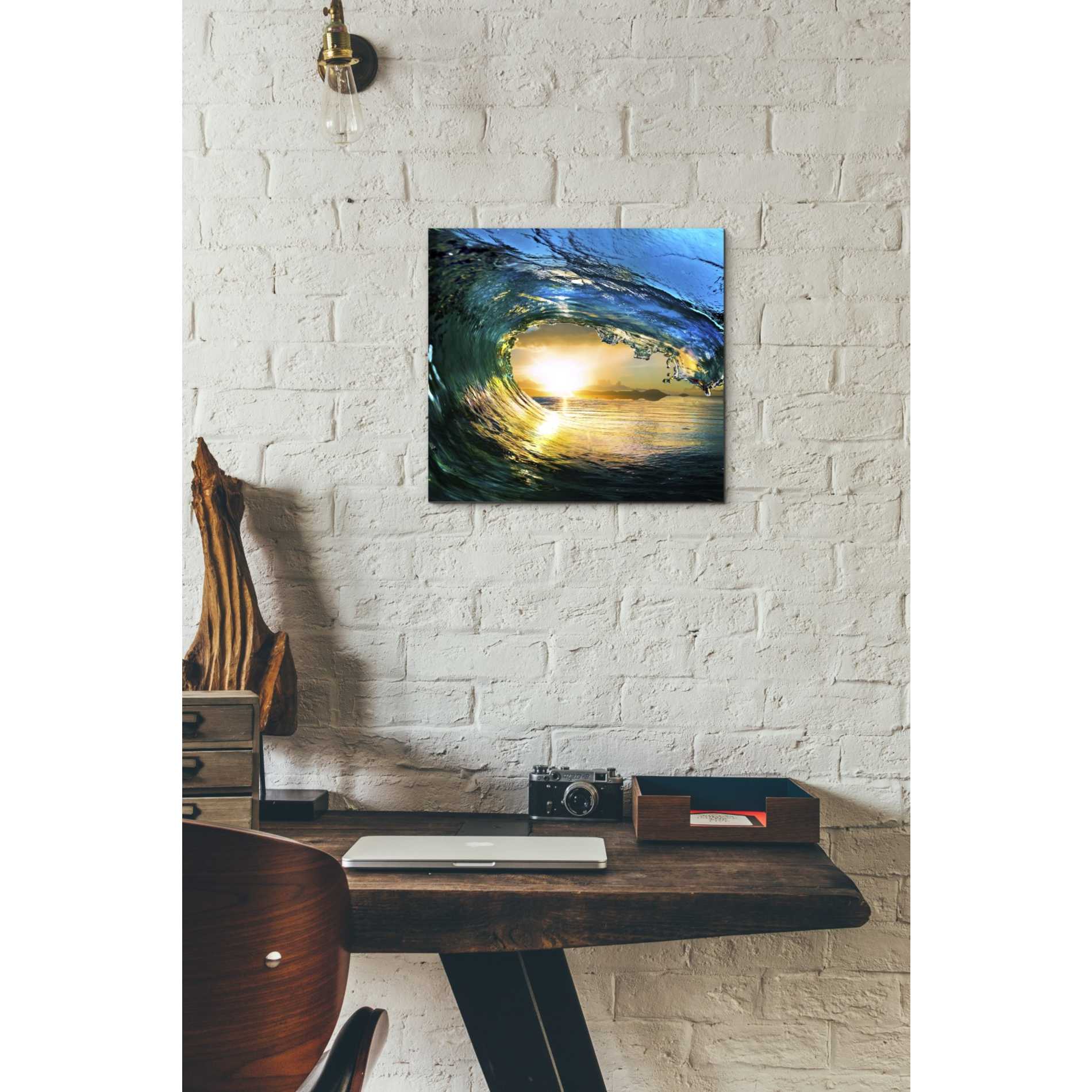 'The Language of Waves' Canvas Wall Art,12 x 12