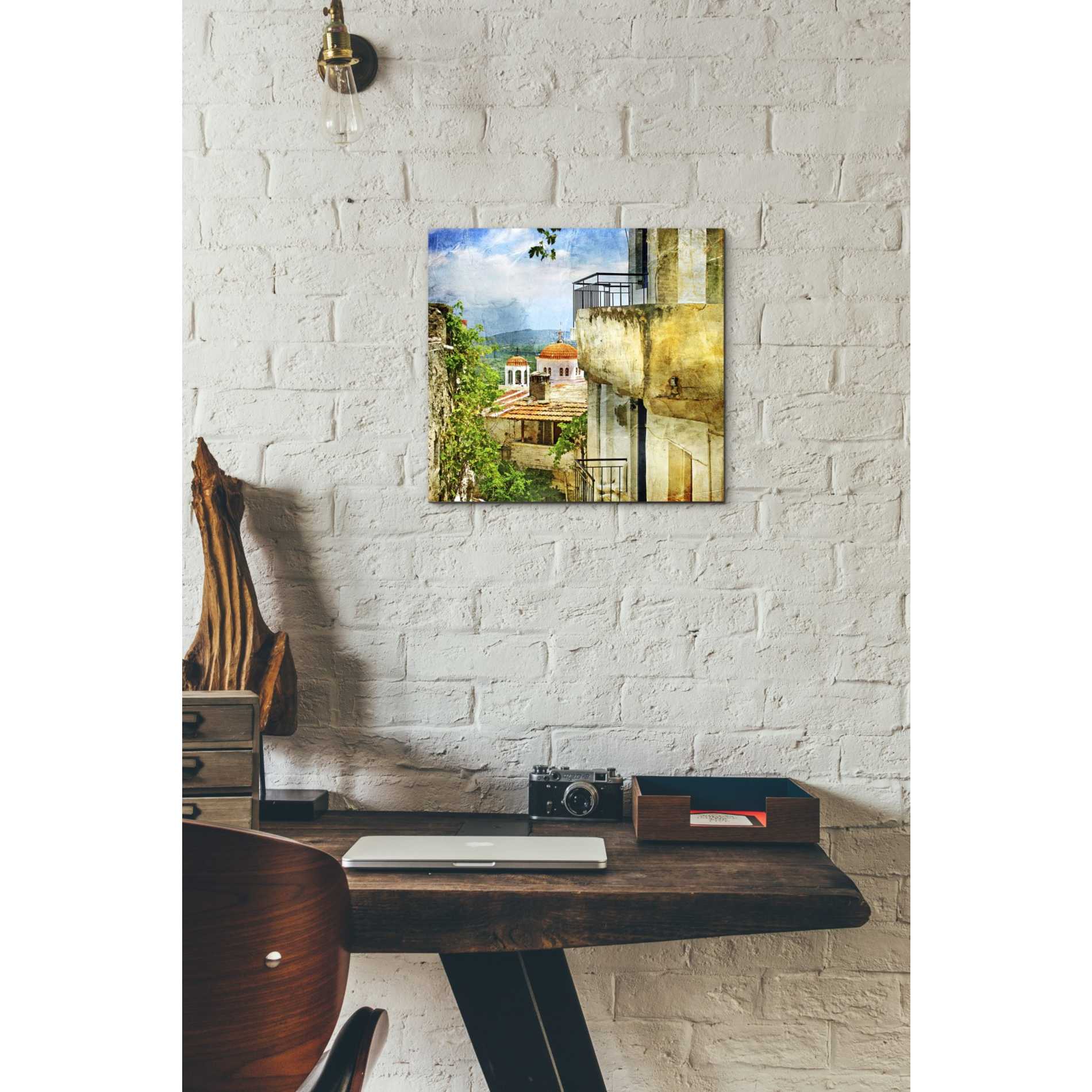 'Santorini II' Canvas Wall Art,12 x 12