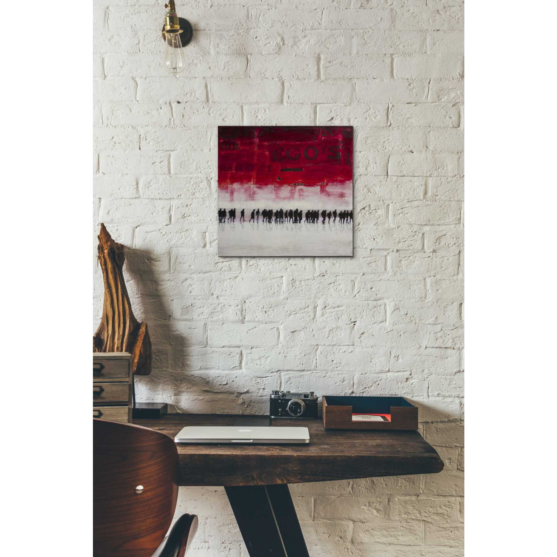 'EGO'S' by DB Waterman, Canvas Wall Art,12 x 12