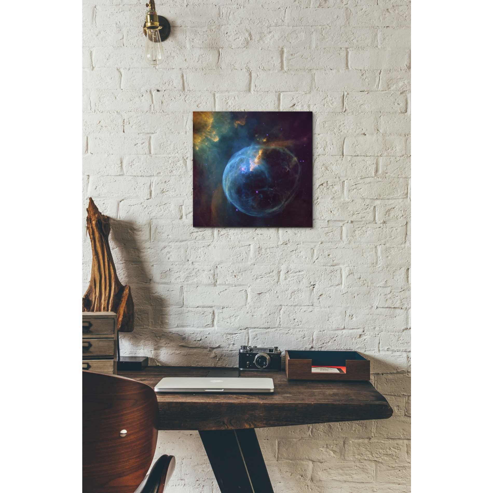 'Bubble Nebula' Hubble Space Telescope Canvas Wall Art,12 x 12