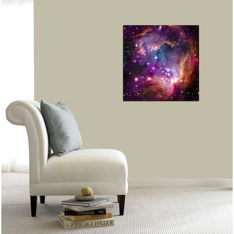 Image of 'Magellanic Cloud' Hubble Space Telescope Canvas Wall Art,12 x 12