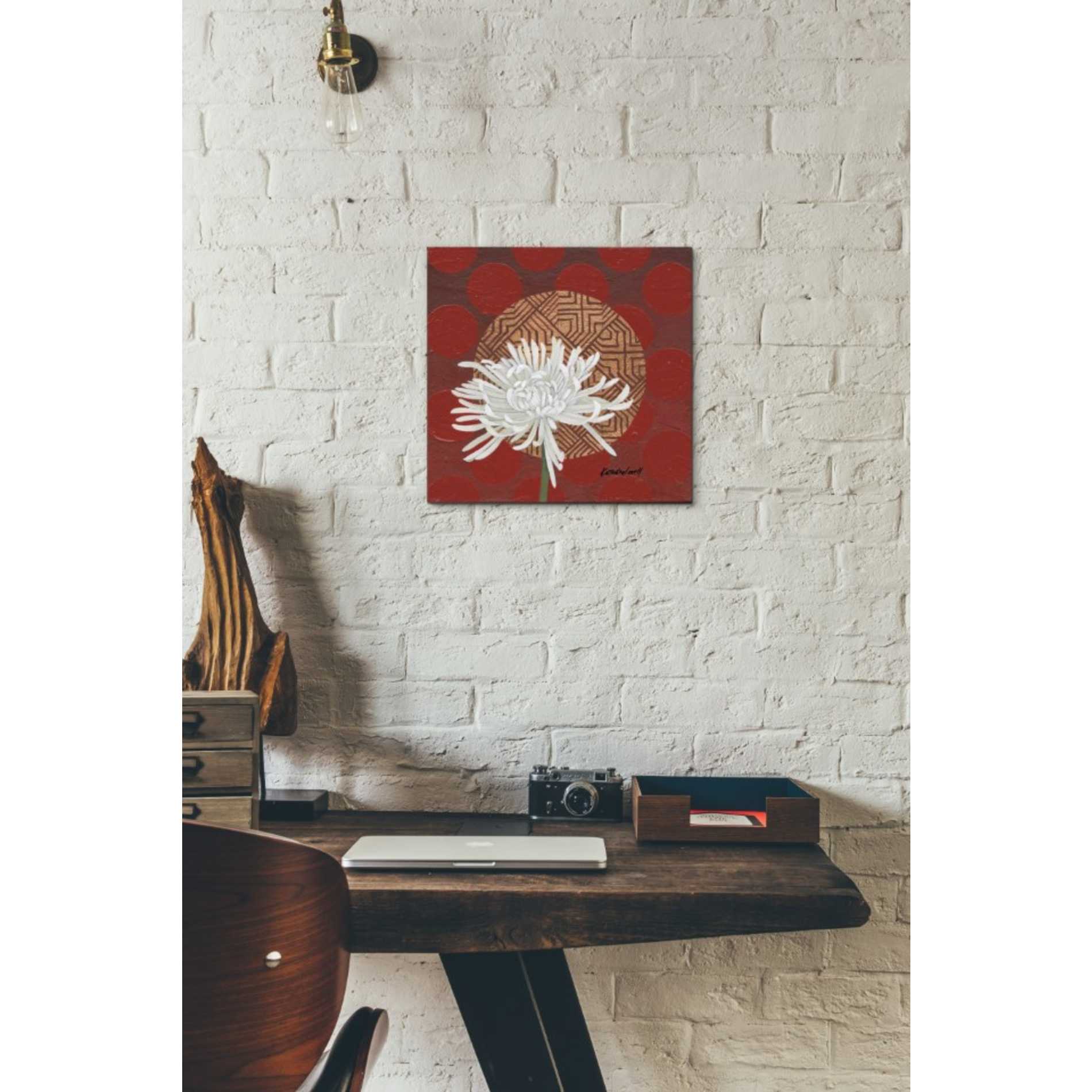 'Morning Chrysanthemum IV' by Kathrine Lovell, Canvas Wall Art,12 x 12