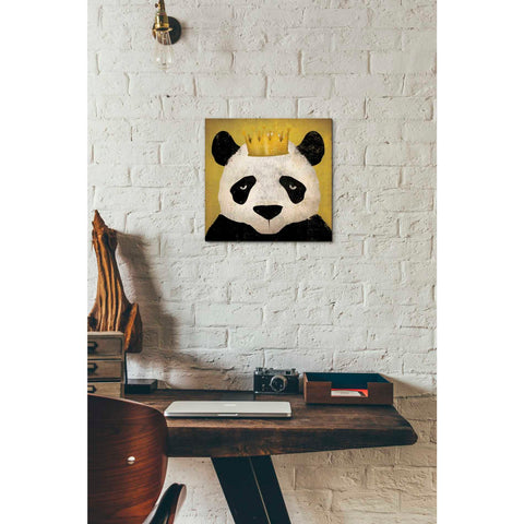 Image of 'Panda with Crown' by Ryan Fowler, Canvas Wall Art,12 x 12