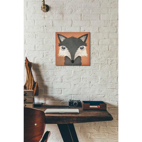 Image of 'Timber Wolf' by Ryan Fowler, Canvas Wall Art,12 x 12