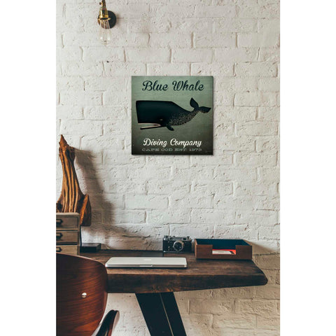 Image of 'Barnacle Whale Diving Co' by Ryan Fowler, Canvas Wall Art,12 x 12