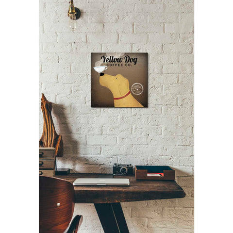 Image of 'Yellow Dog Coffee Co' by Ryan Fowler, Canvas Wall Art,12 x 12
