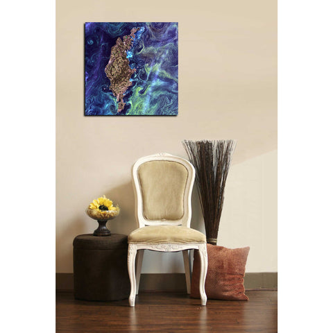 Image of 'Earth As Art: Van Gogh From Space' Canvas Wall Art,12 x 12