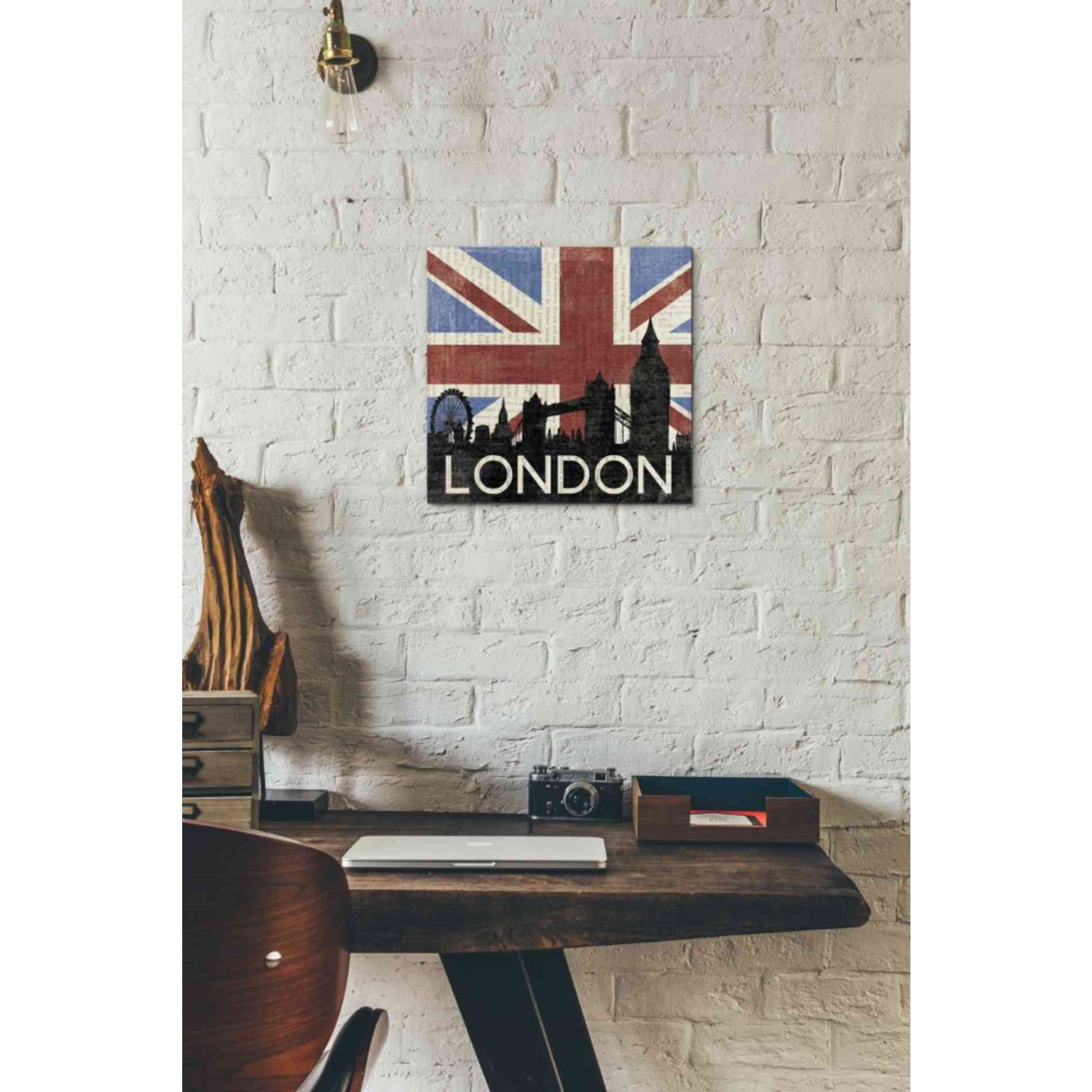 'London ' by Moira Hershey, Canvas Wall Art,12 x 12