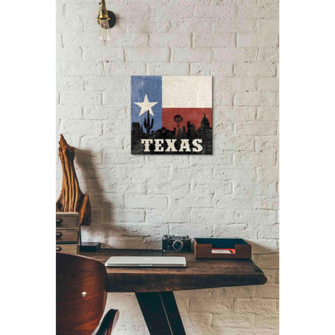 Image of 'Texas' by Moira Hershey, Canvas Wall Art,12 x 12